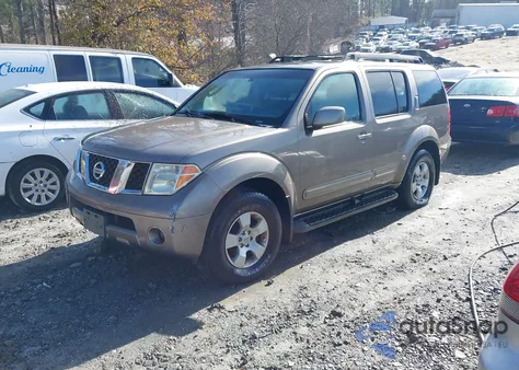 2006 Nissan Pathfinder Se from USA, damaged, VIN 5N1AR18W56C656660